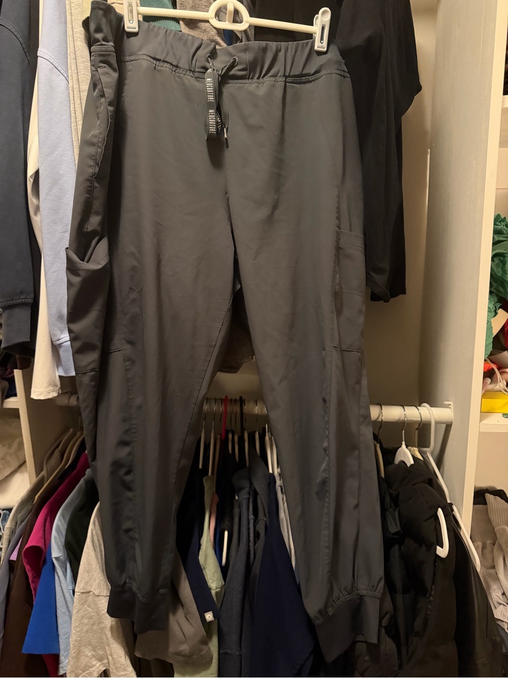Medcouture peaches jogger scrub pants